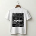 Noor Arabic Calligraphy T-Shirt – Black Patchwork Persian Carpet Islamic Design