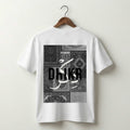 Dhikr Arabic Calligraphy T-Shirt – Grey Patchwork Persian Carpet Islamic Design