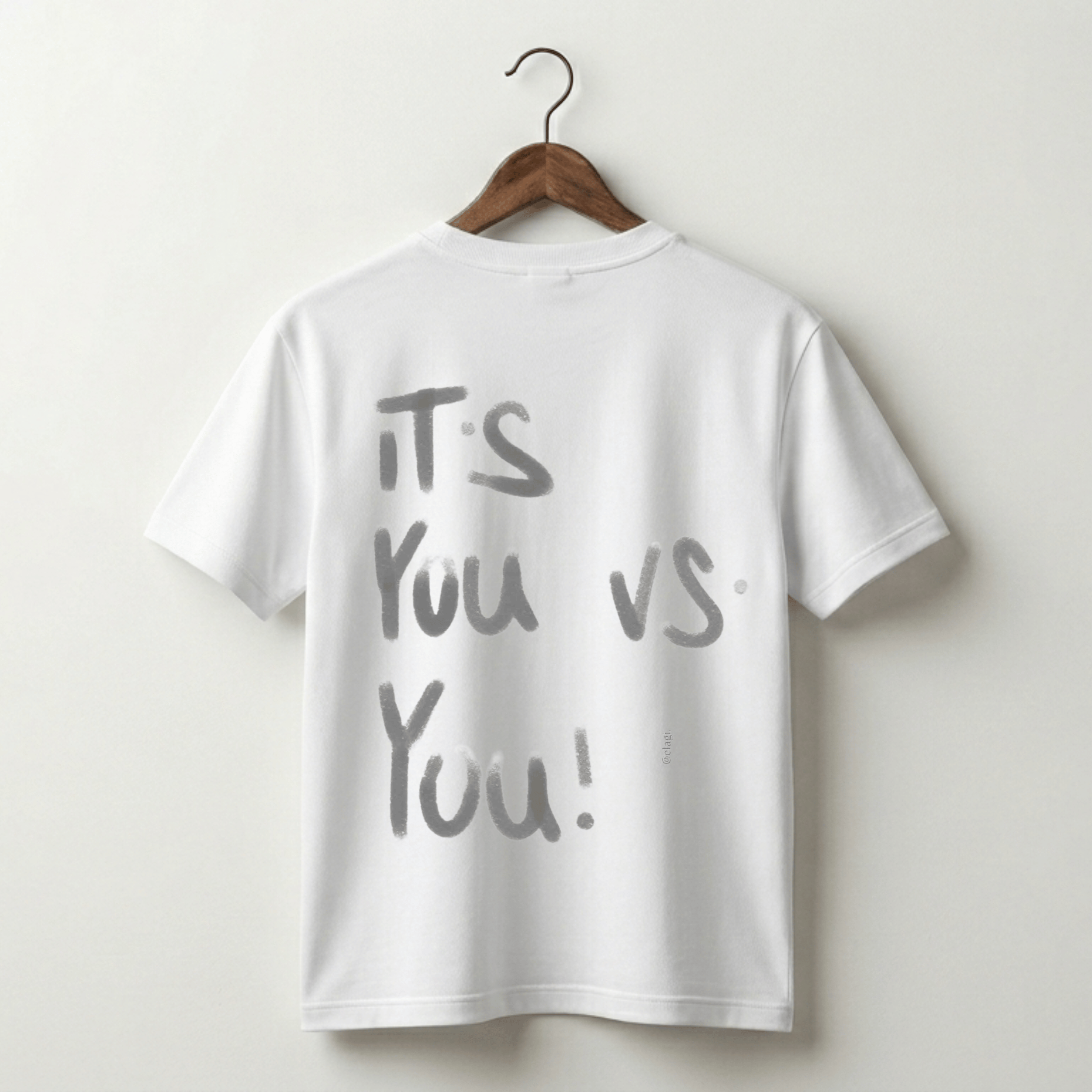 It's You vs. You Tee - White