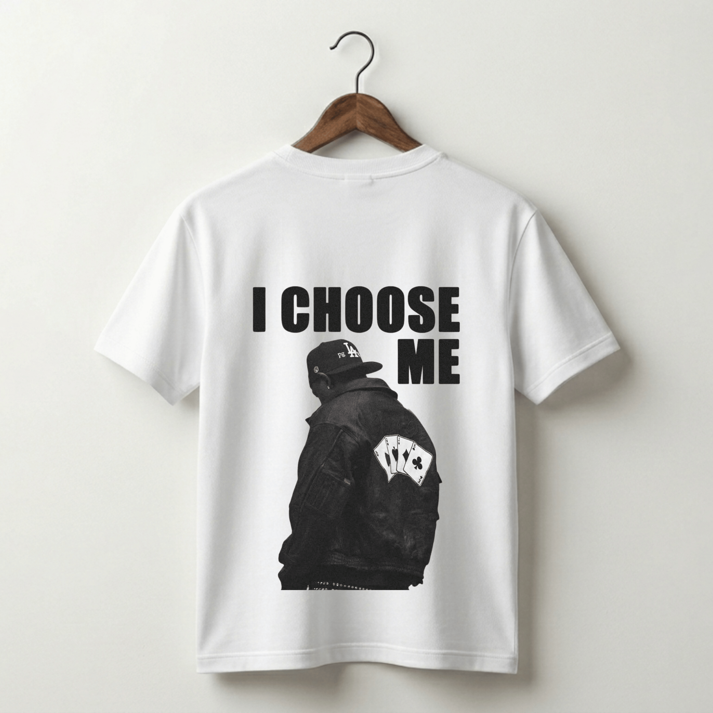 I Choose Me Graphic Tee - White