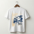 Mediterranean Yacht Graphic Tee - White