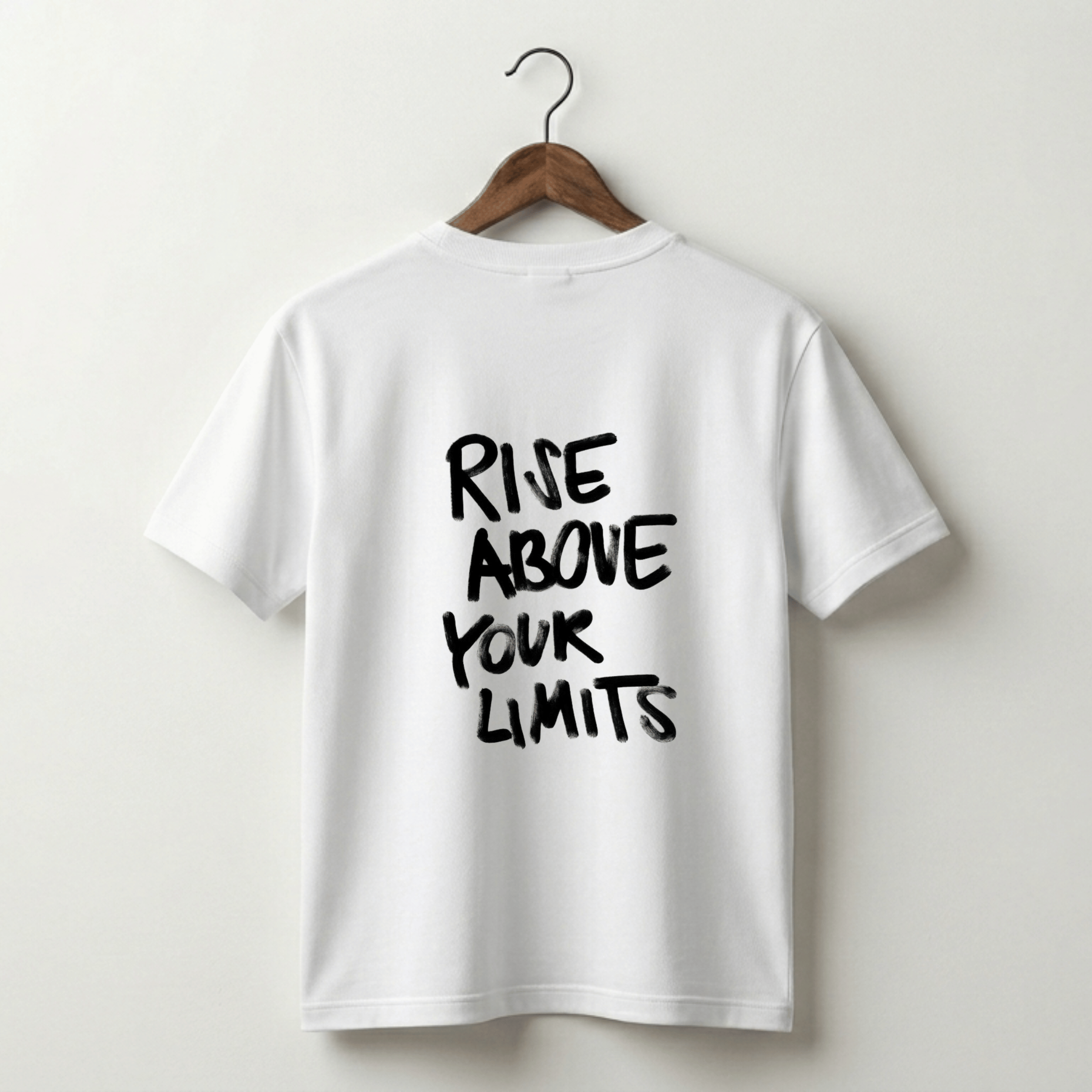 Rise Above Your Limits Tee - White