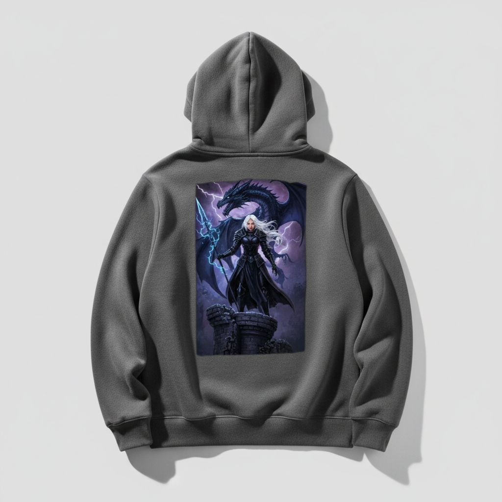 Dragon Warrior Fantasy Hoodie